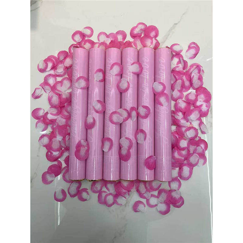 Live Broadcast Bar Confetti Cannon, Popular Streamer Confetti Cannon, Dreamy Petal Confetti Tube, Wedding, Opening Ceremony, Wedding, 4S Store