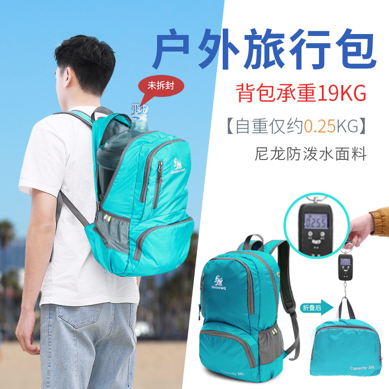 Foldable backpack