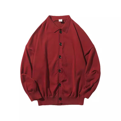 【Clearance】Korean Style Casual Retro Collar Pullover Knit Sweater Jacket