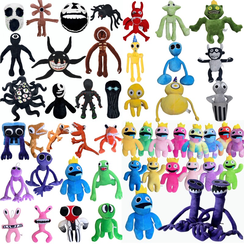 Rainbow Partner Doll Rainbowfriendsroblox Friend Plush Toy Saliva Monster Doll Big Doll