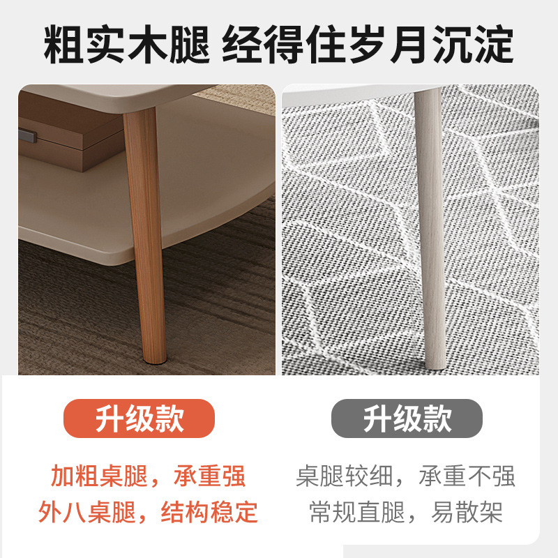 Mesa de café sala de estar casa pequeño apartamento sofá mesa auxiliar dormitorio mesita de noche casa de alquiler balcón simple moderna mesa pequeña