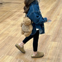 女童打底褲2024春季新款中小童2-7歲百搭基礎款外穿褲子兒童長褲