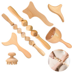 Wooden masage tools木の治療マッサージツールの経絡を疎通させます。