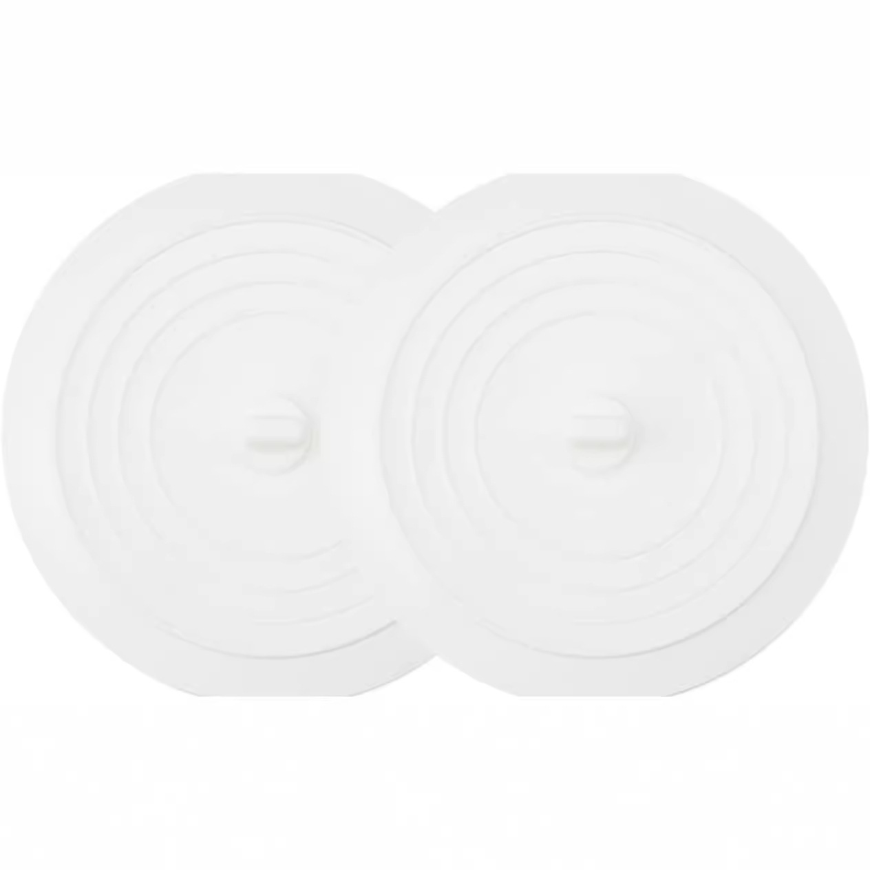 2-piece Bathtub Drain Plug, Rubber Kitchen Dishwashing Plug, Bathroom Floor Drain Large Water Cover, Water Blocking Plug