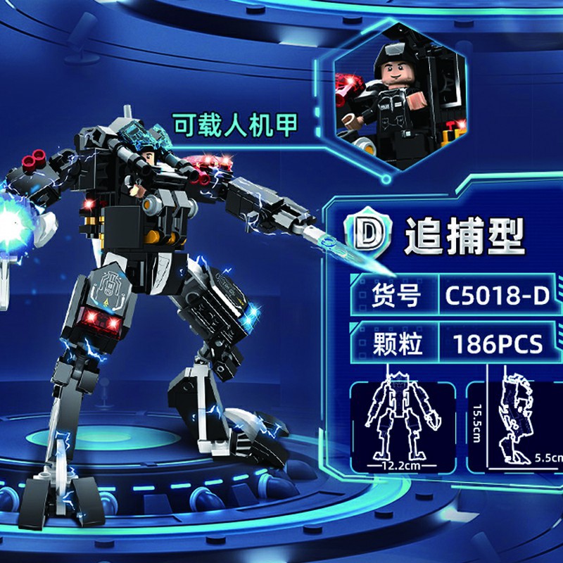 C5018-4 type de poursuite Habillé Mech