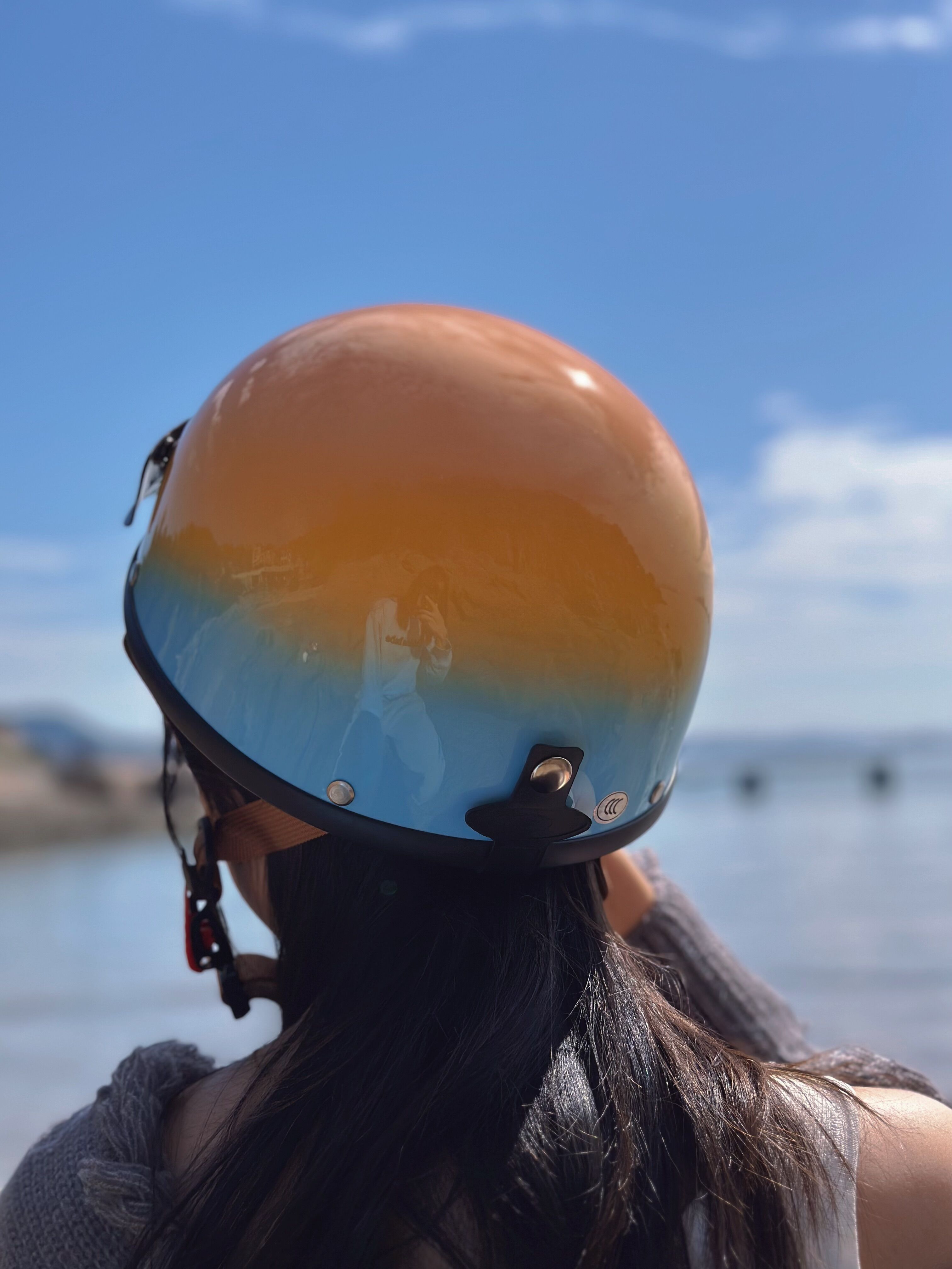 3c certification retro electric motorcycle helmet women men's battery car safety helmet autumn and winter warm four seasons half helmet
