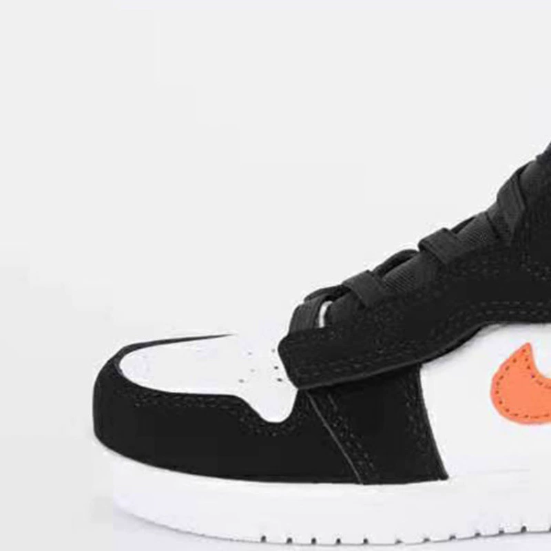Air Jordan 1, детские кроссовки на липучке для мальчиков, спортивная обувь для отдыха