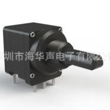 厂家供应R17mm开关电位器，带按压开关电位器，B500K大功率电位器