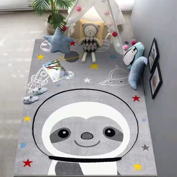 cartoon cute children's carpet made of faux fur for living room for…