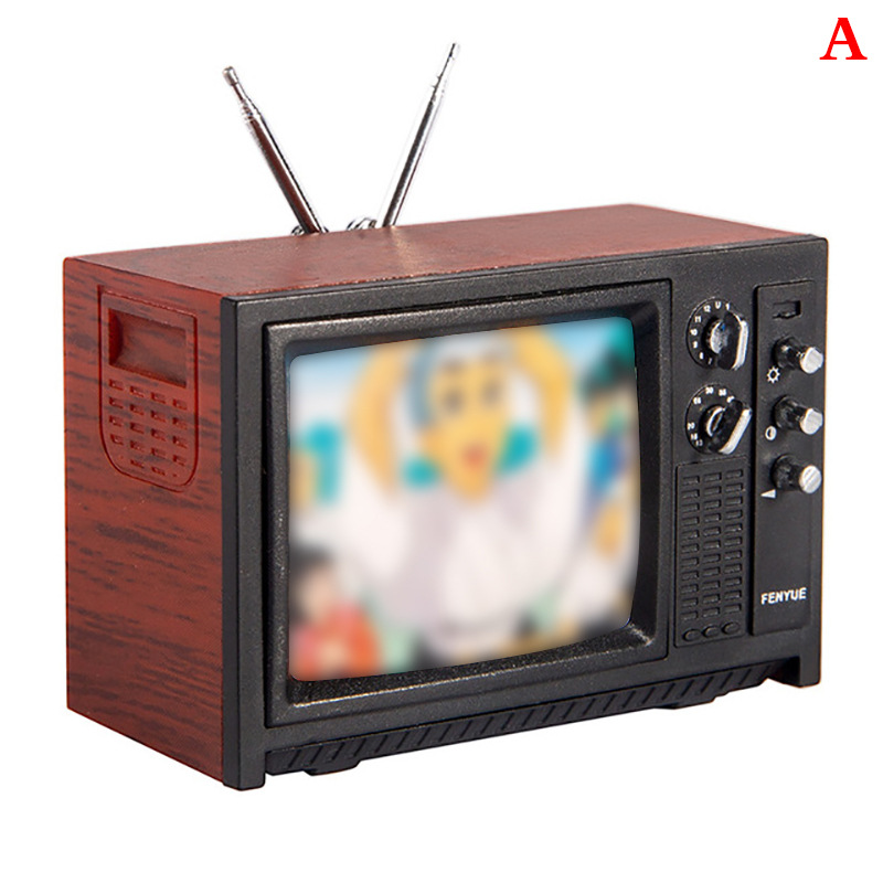 마호가니 컬러 TV