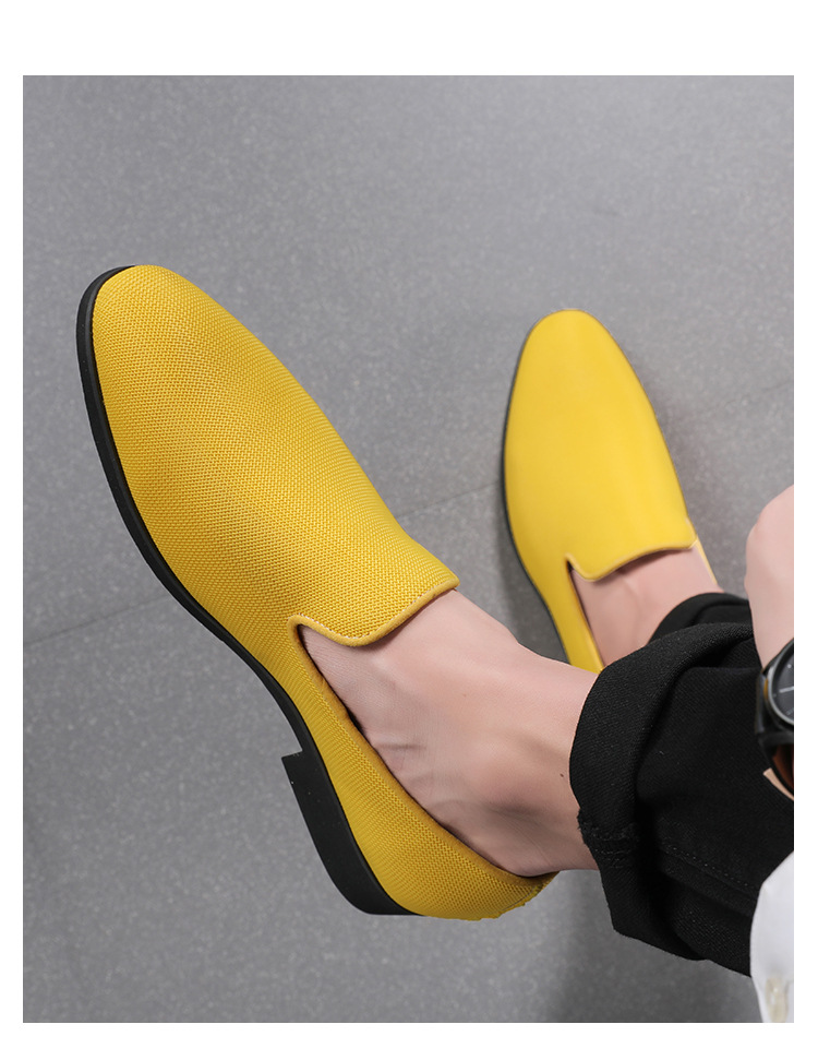Bequeme Herren Loafer Aus Mesh Leichte Slip-on Freizeitschuhe_voghion.com