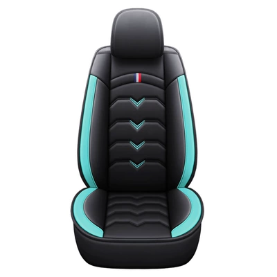 Foreign Trade Car Seat Cushions, Car: Seat cushion, seat cover - black-green-single-seat-standard-version