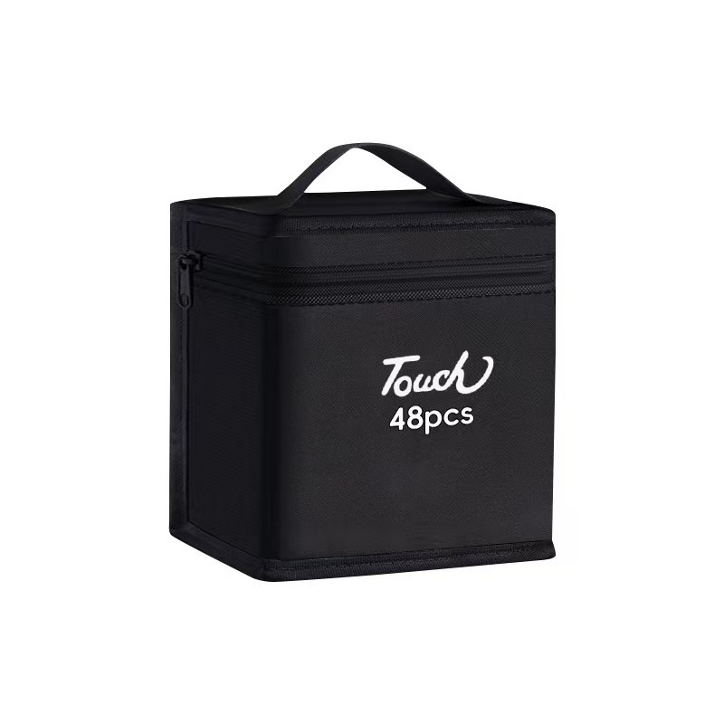 Rotuladores de Doble Punta, Juego de 24, 48 y 80 Colores, Rotuladores de Colores a Base de Aceite para Estudiantes de Arte, Suministro Directo de Fábrica