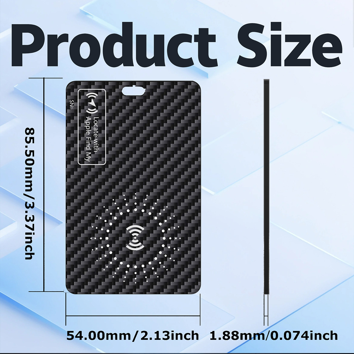 2025 Cross-Border New Product Card Anti-Loss Device Wireless Charging Ultra-Long Battery Life Finder Ultra-Thin Wallet Finder