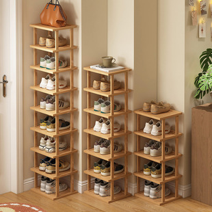 Multi-Layer Shoe Rack for Home Entrance, Small Narrow Simple Shoe Cabinet for Dormitory, Gap Entry Door, Small Apartment Shoe Storage Solution