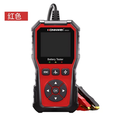 Amazon Temuebay Aliexpress Kw331 Car Lead-Acid Battery Car Motorcycle Battery Tester (Avtomobil diaqnostika alətləri) - red