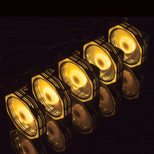 机箱风扇内外发光12CM蜘蛛星光静音炫彩电脑CPU风扇