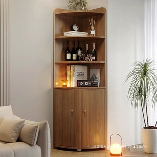 Corner Cabinet Corner Triangle Storage Rack Corner Cabinet Bookcase Living Room Bedroom Corner Storage Cabinet Wall Floor Storage Cabinet