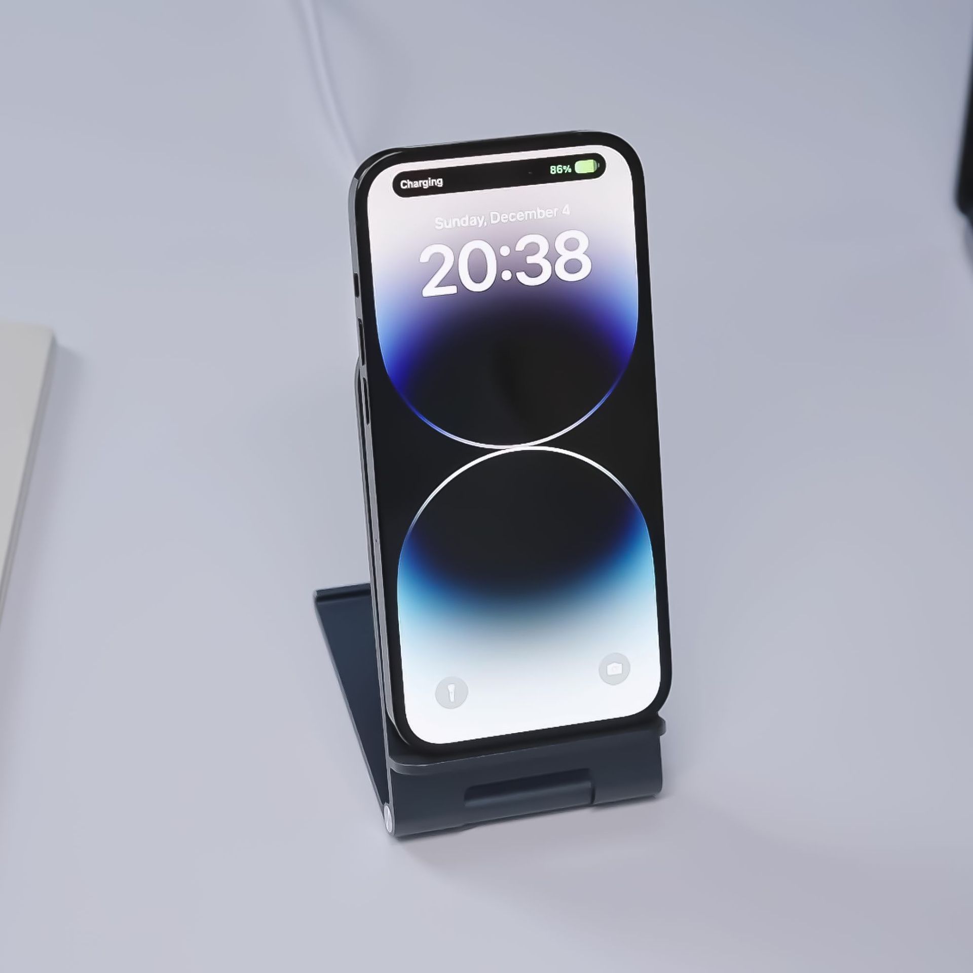 Soporte plegable de escritorio recargable inalámbrico transfronterizo para Apple iPhone 14 plegable multifuncional