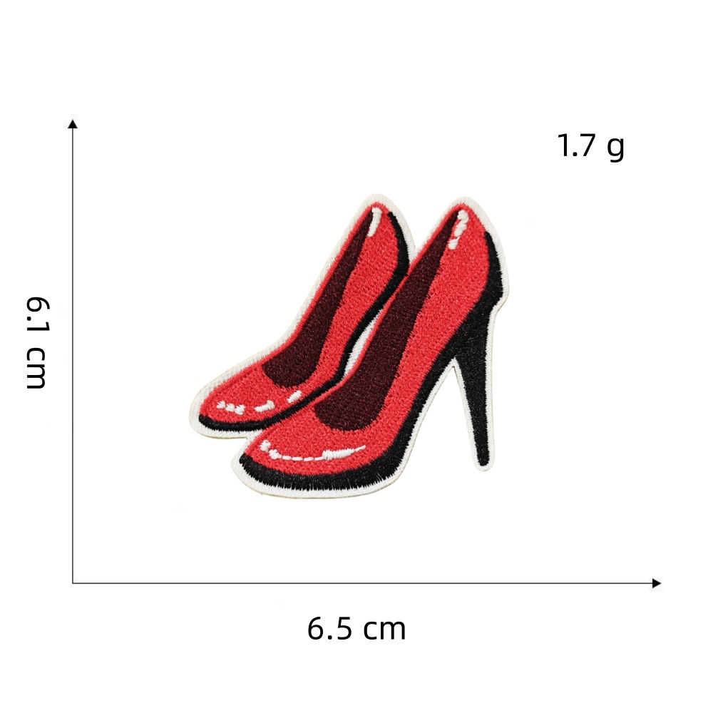 红色系列布贴4#