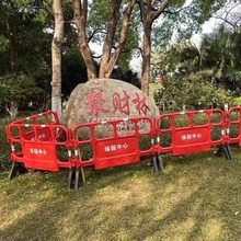 道路铁马移动防护栏围挡围墙防撞塑料pvc水马隔离带挡板市政户外