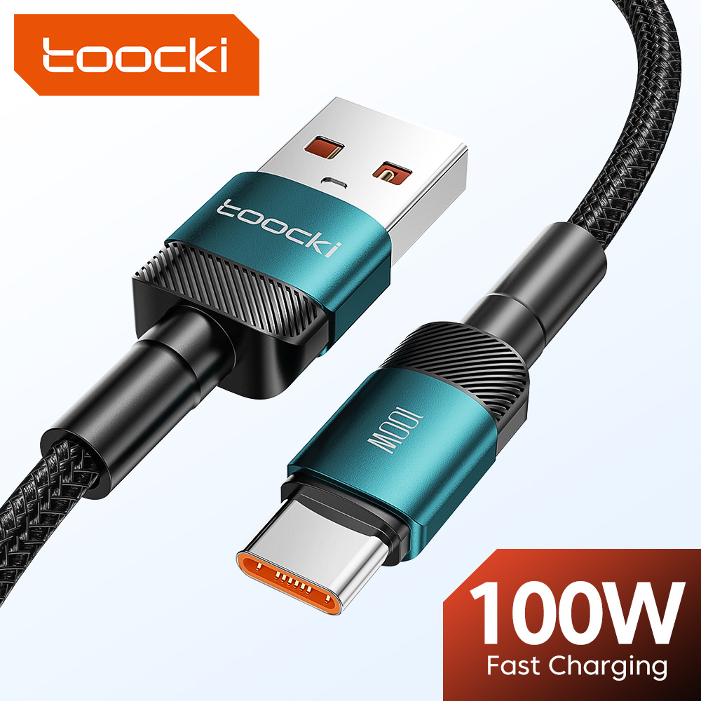 Toocki Haoyue 100W Super Fast TYPE-C Phone Data Suitable for Huawei OPPO Flash Charging Cable_voghion.com