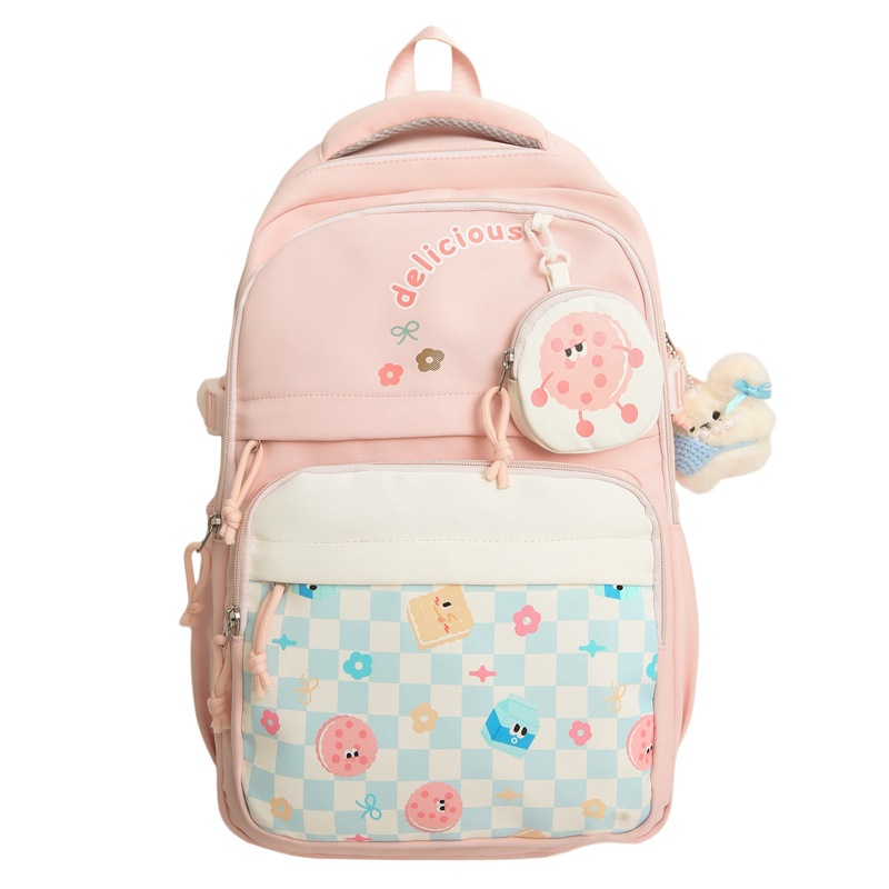 Mochila escolar de niñas de grado 3 a 6 mochila de gran capacidad 2025 mochila de viaje ligera de la escuela secundaria