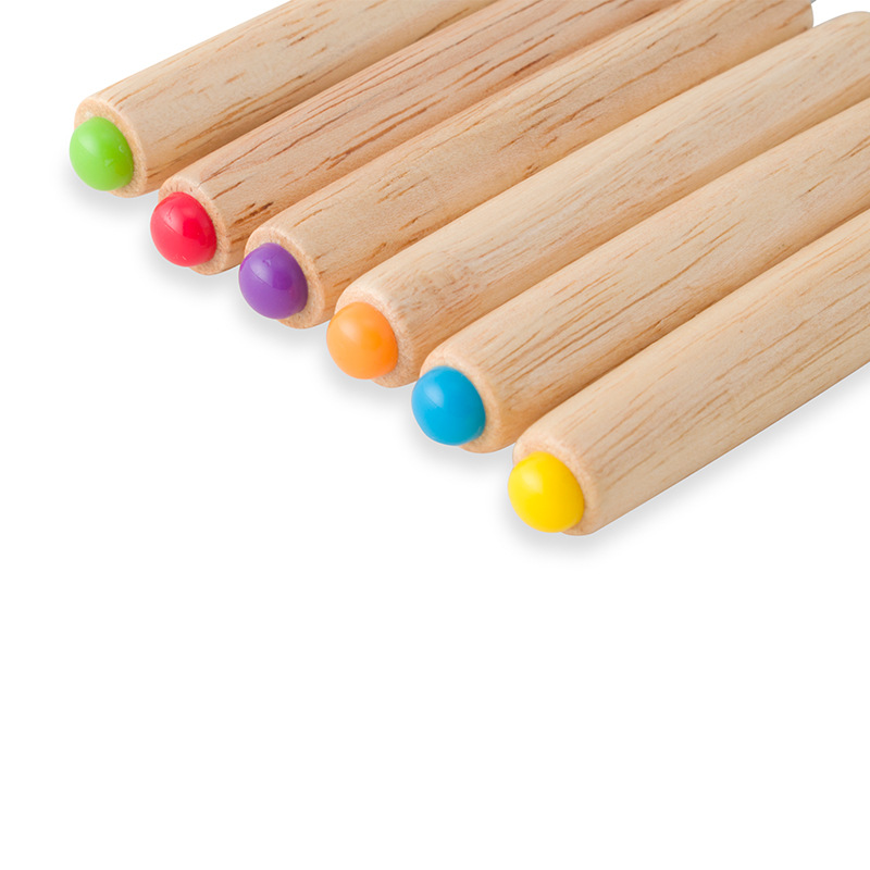 En stock al por mayor juego de 6 piezas de mango de roble queso suizo hotpot tenedor queso Queso chocolate hotpot queso tenedor