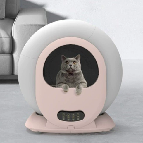 Домашние животные умный кошачий песочнице небольшой объем большой емкости APP для контроля запаха