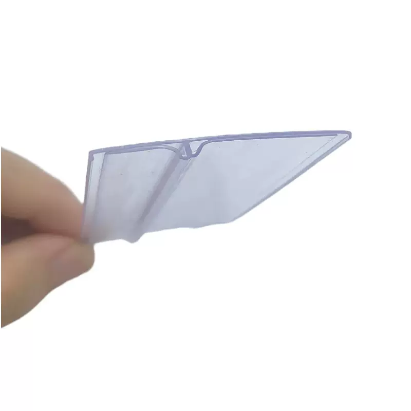 源头工厂定制卡式塑料标签牌PVC异型材挤出条高清透明超市价格条