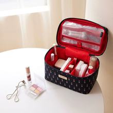 日本ARTISAN&ARTIST刺绣口红化妆盒大容量收纳箱手提化妆包