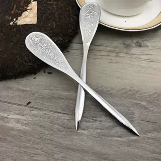 不锈钢普洱茶刀茶针黑茶刀古马茶道撬茶针开茶器茶具配件可印logo