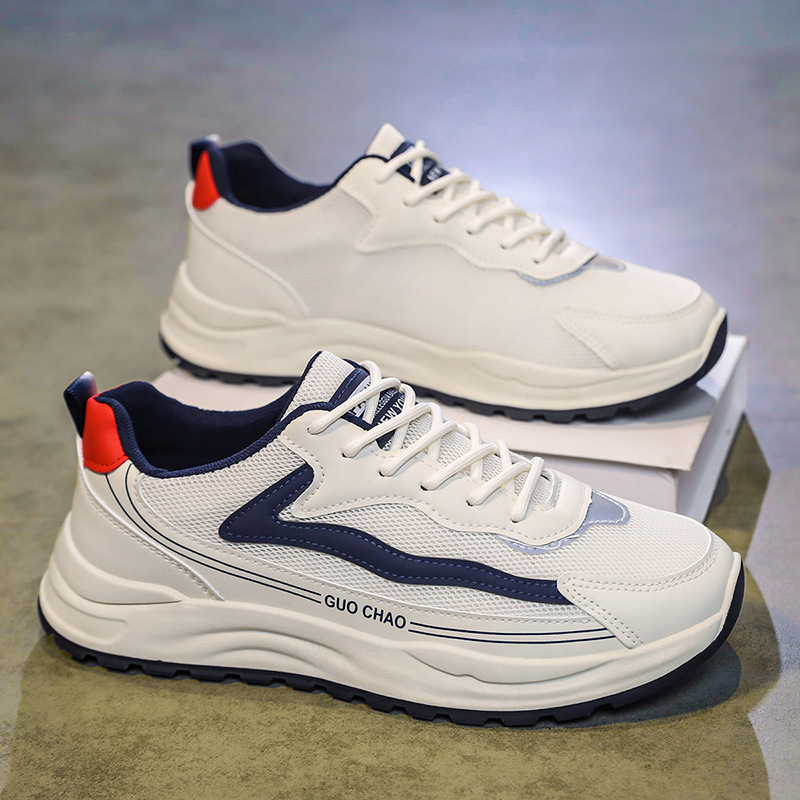 Zapatos de hombre casuales 2026 nuevos zapatos de patina de malla transpirables de verano antiodor juvenil zapatos deportivos de hombre ligeros