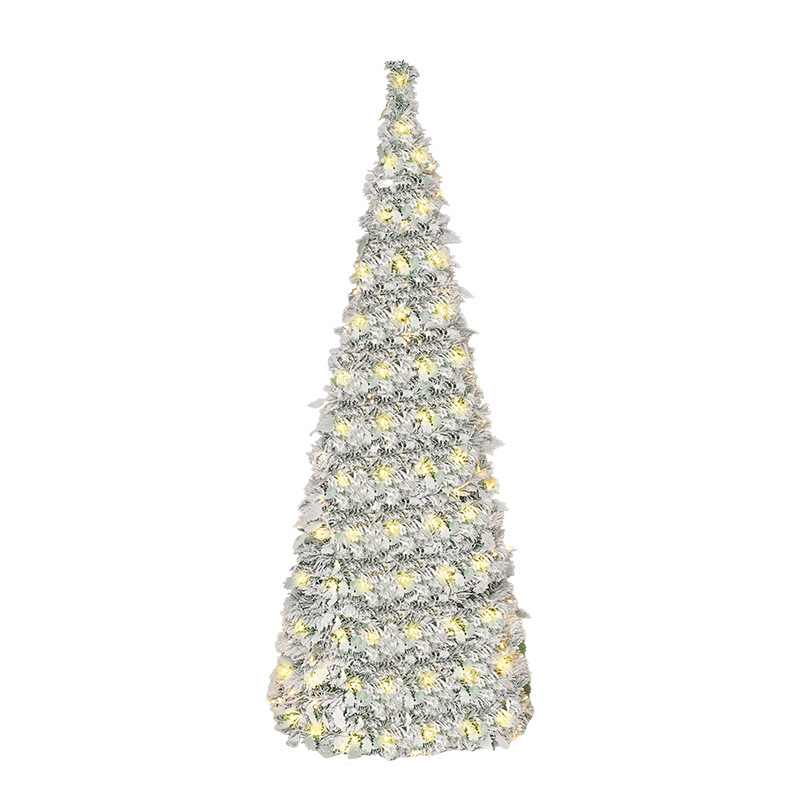 Árbol de Navidad decoración del hogar árbol de Navidad plegable árbol de nieve Paquete Grande decoración de Navidad