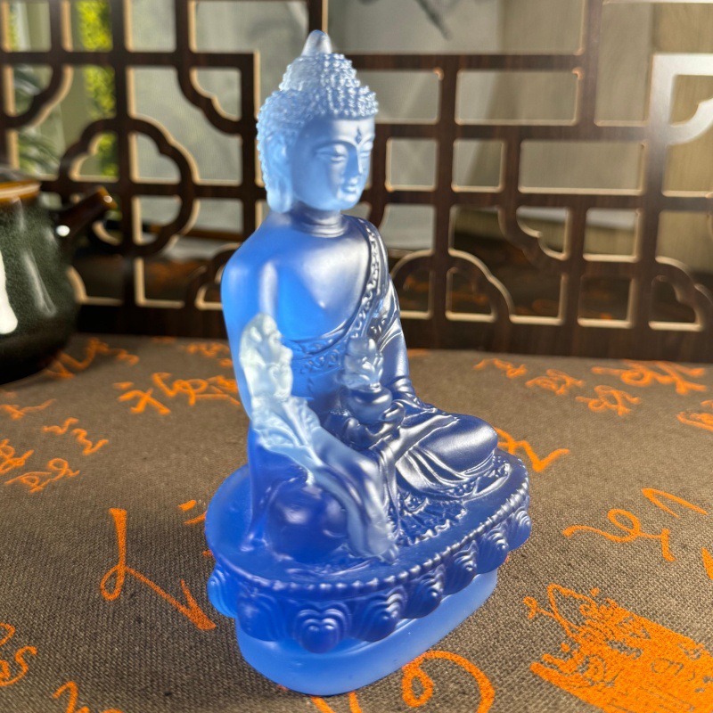 Car ornaments pharmacist Buddha statue Bao'an car decorations interior car resin ornaments wholesale factory direct sales