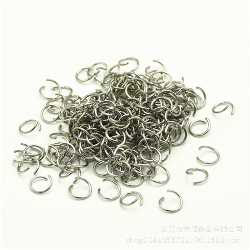 Collar de acero inoxidable pulsera anillo de conexión anillo abierto galvanoplastia oro real DIY accesorios de joyería precio bajo al por mayor