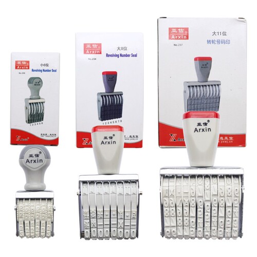 AsiaInfo Seal Date Seal Digital Seal Mobile Phone Number Seal Combination Wheel Small 0-9 Year Month Day Coding Machine