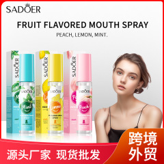 全英語SADOER蜜桃清新口腔噴霧清新口臭解消噴霧クロスボーダー対外貿易卸売り