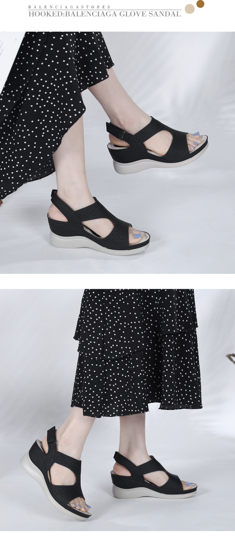 F8362 530K GIÀY CAO GÓT NỮ HUITDTU MÙA HÈ ĐẾ XUỒNG GIÀY DÉP NỮ G01 SẢN PHẨM MỚI