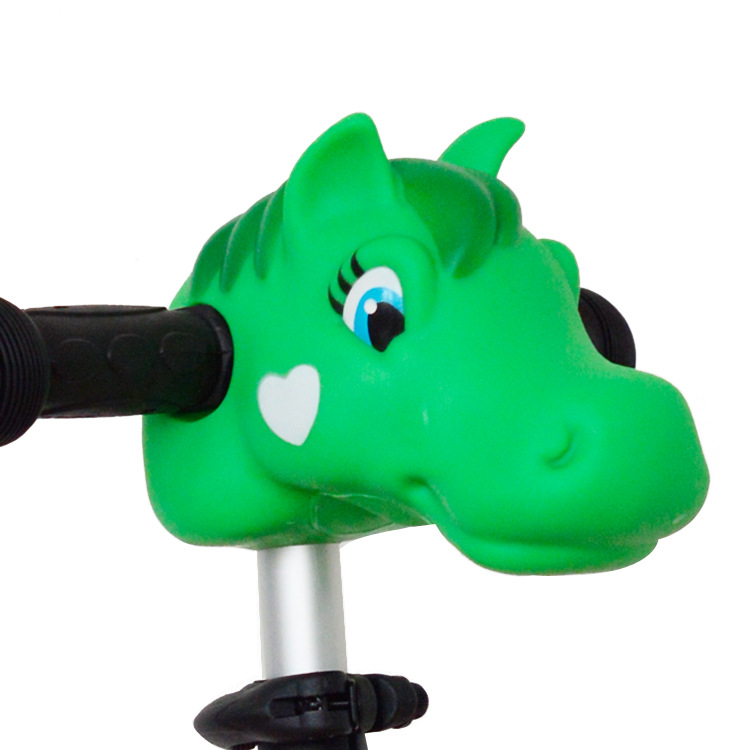 Suministro transfronterizo de accesorios de cochecito para niños scooter dibujos animados lindo cabeza de animal decoración bicicleta anticolisión casco