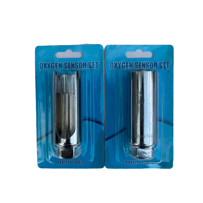 Llave de vaso especializada para desmontaje y montaje del sensor de oxígeno delantero del coche, llave de boca abierta de 22 mm, juego de herramientas de reparación automotriz de 22 mm.