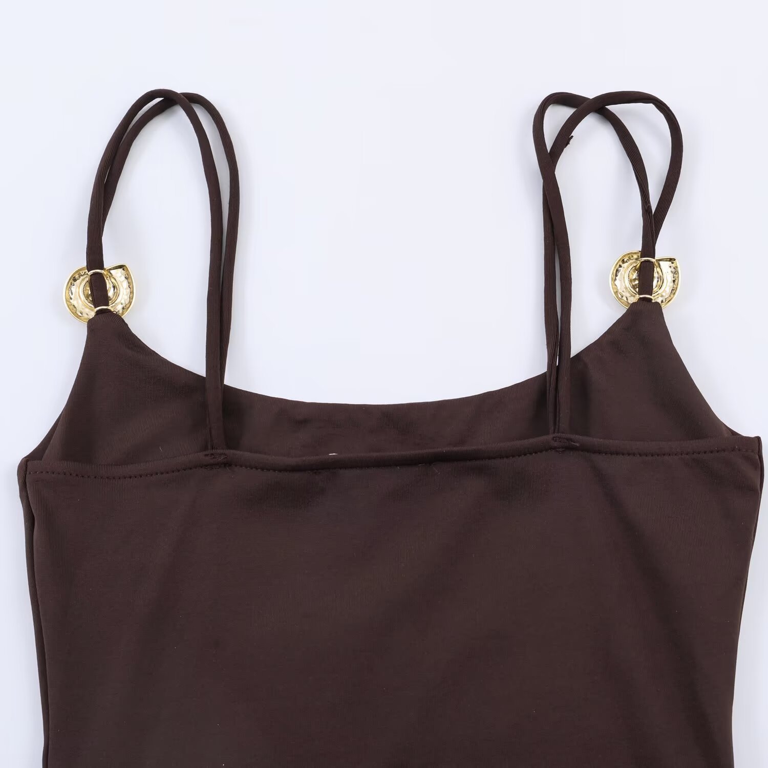 Women's Nylon Jumpsuit, Sleeveless Romper With Edgy Streetwear Style, Black Brown Burgundy ​Versatile Streetwear Aesthetic_ecoleips.com