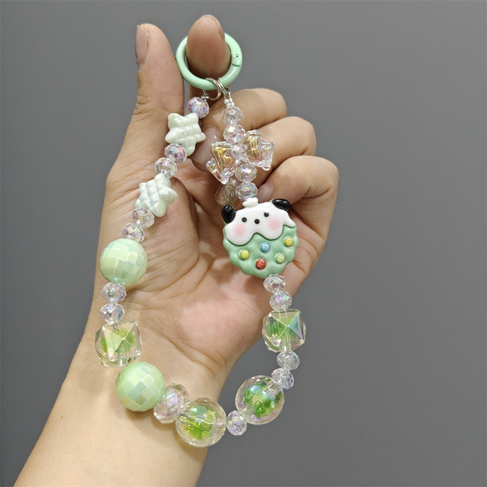 Perro de dibujos animados verde