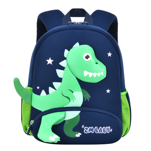Kindergarten cartoon school bag for boys and girls diving material 2-5 years old toddler small bag light and cute mini backpack