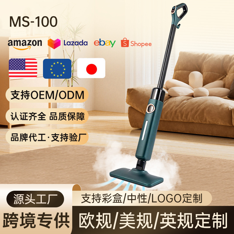 Cross-border Steam Mop Cross-border Household Multifunctional Electric Mop Non-wireless Floor Wipe High Temperature Steam Mop