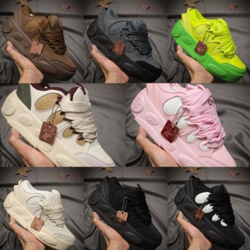 Pure Original New Lamelo Ball Three-Ball Joint Versatile Retro Mamelo Ball Low-Top Casual Bread Shoes