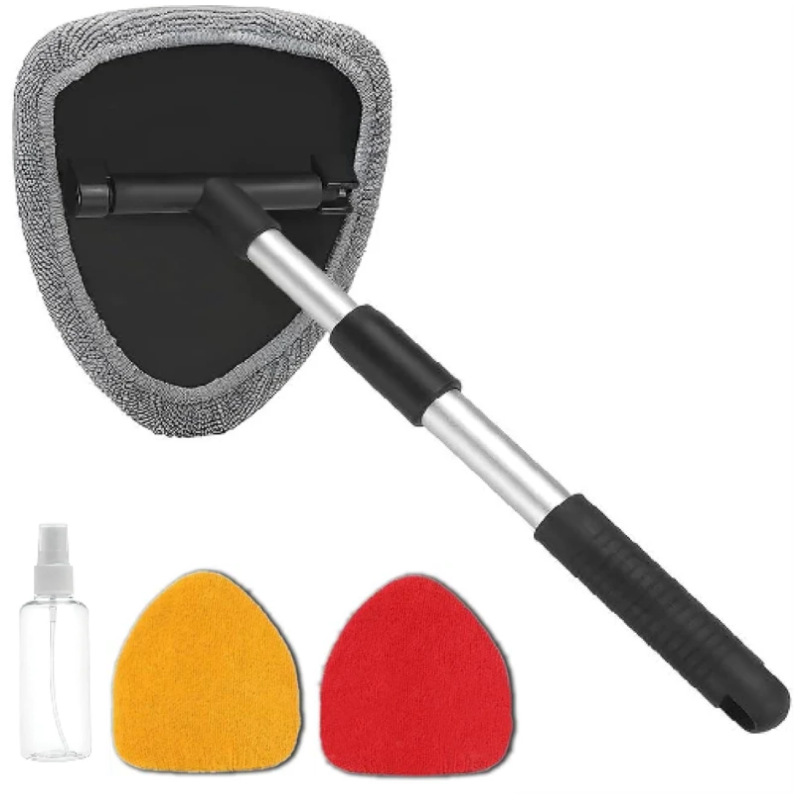 車のフロントガラスの清潔な拭き取り、ウインシールド、ワンダーTV電気商アルミ合金伸縮式洗車窓ブラシ