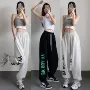 新款早春美式宽松哈伦裤