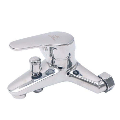 Bathtub faucet copper hot and cold faucet Shower faucet triple faucet Bathroom water heater mixing faucet