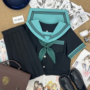 [Green Meng] Original JK Uniform Initial Sound Wind Slayer Suit Japanese Style Meng Mei Style Class Uniform School Uniform Academic Style Intermediate Uniform